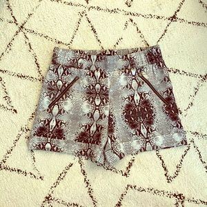 High waist shorts